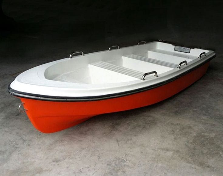Fiberglass rescue 10 feet motor 02 benches safety railing — 1 / 1