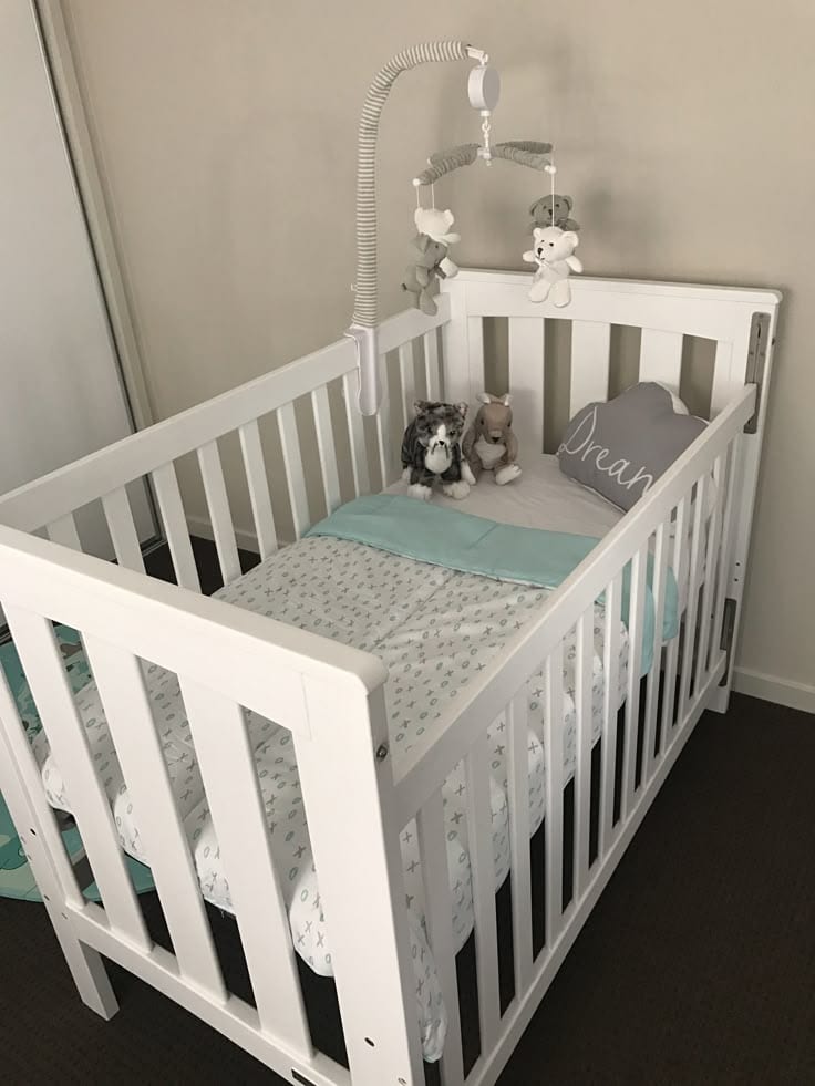 PINTEREST INSPIRED BABY COT USED LIKE NEW — 1 / 1