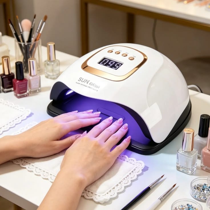 UV nail polish dryer with 6 lamps — 1 / 1