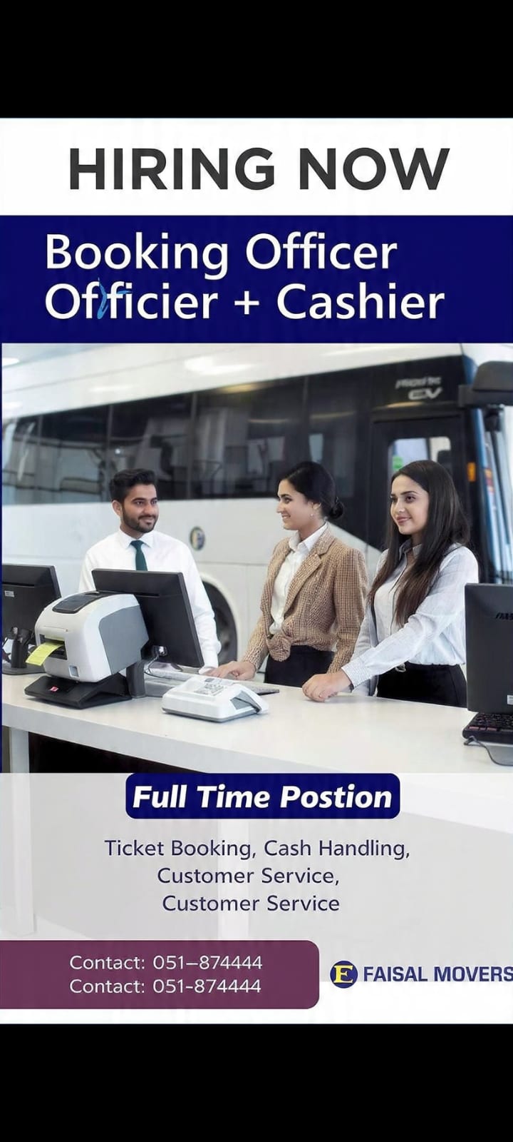 Booking officer+Cashier — 1 / 1