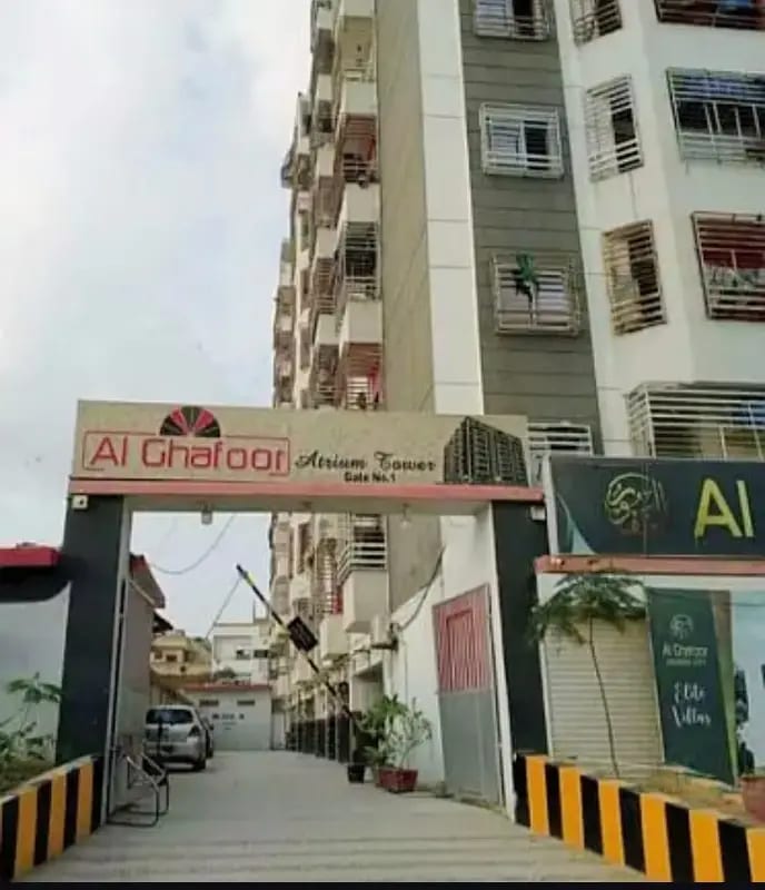 55 Lacs SECTOR 11/A FIRST FLOOR CORNER TWO BED LOUNGE AL GHAFOOR ATRIUM NORTH KARACHI — 1 / 1