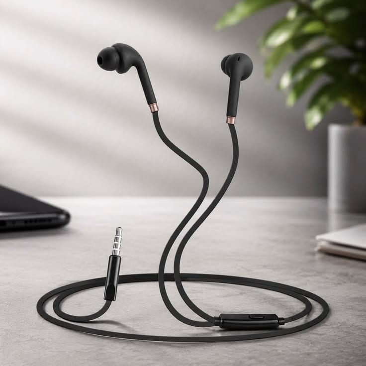 JBL Tune 110 3.5mm Wired Earphones With Mic 100% Original(Pouch Packi — 1 / 1