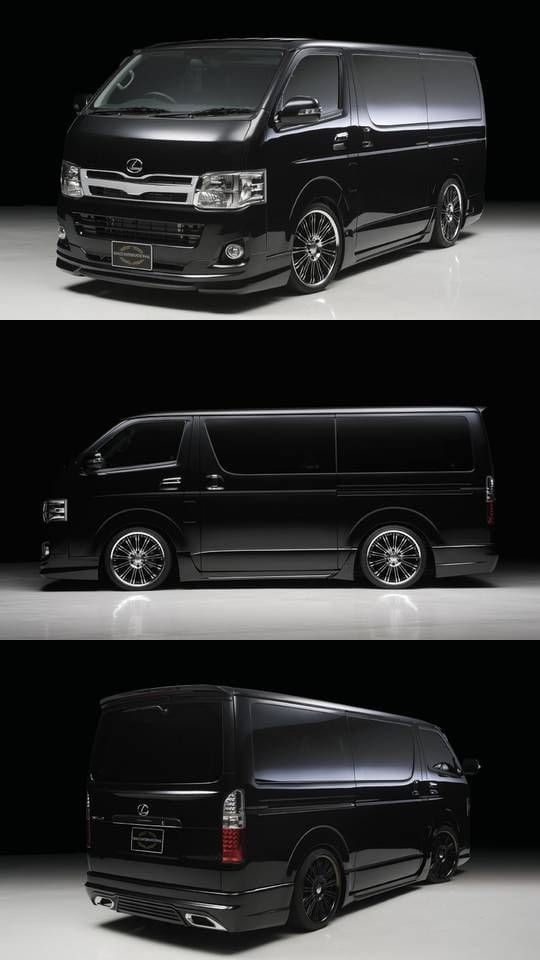 GL BLACK TOYOTA HIACE BAKSA JAPANI EXCHANGE AVAILABLE — 1 / 1