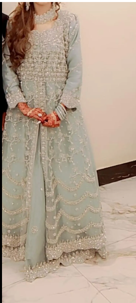 Sky Blue Walima Maxi | Worn Once for 3 Hours | Excellent Condition — photo 1 of 1