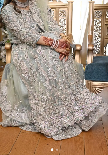 Walima Dress | Ready to Wear | Net Fabric | Excellent Condition — photo 1 of 1