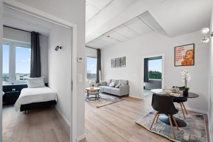 READY TO MOVE 955sq ft 2Bed Lounge Flat FOR SALE Outer Corner Apartment with AMAZING VIEW. 2KM from MAIN GATE of BTK — 1 / 1